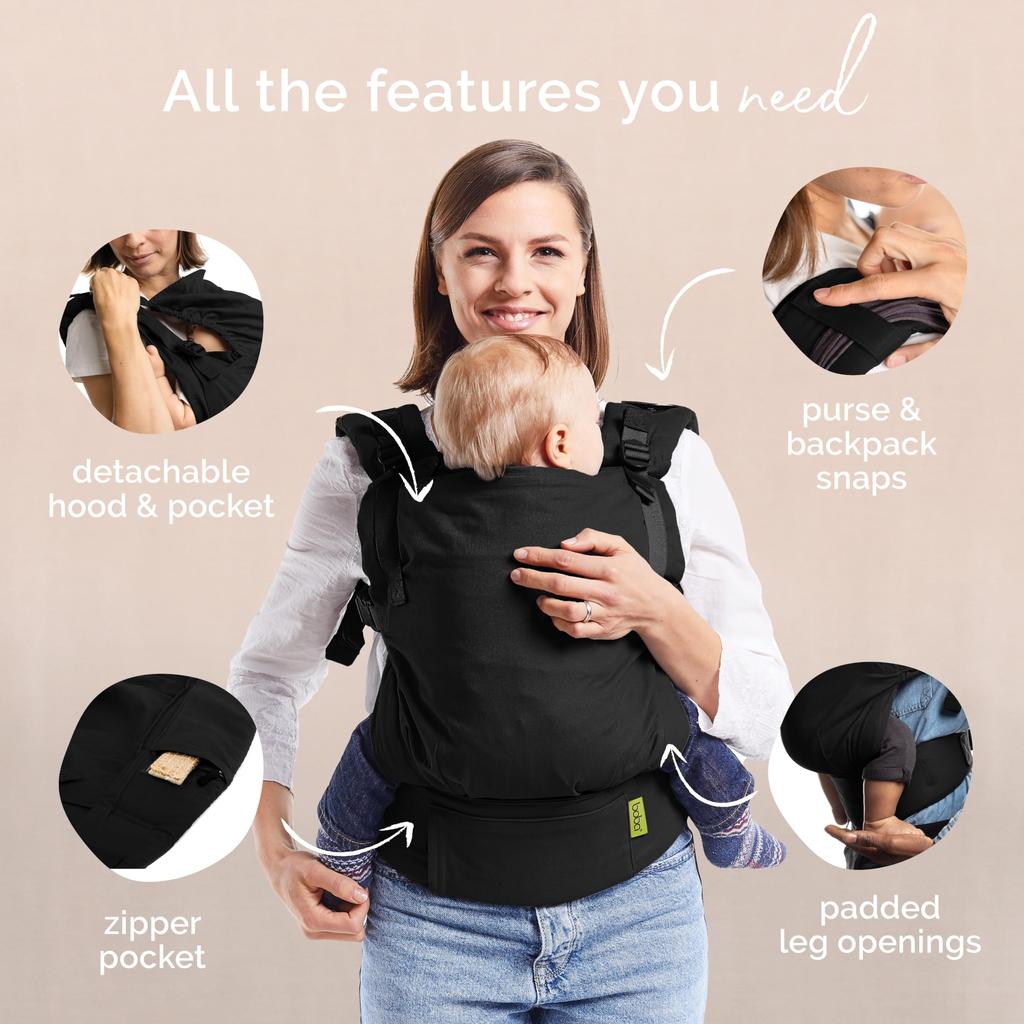 Boba Carrier X Classic Imported from [Officially Japan] (Black Beauty)