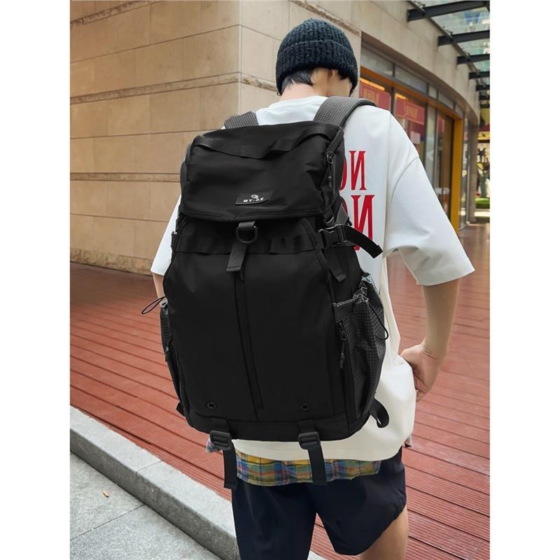 Schoolbag trendy cool men ins large capacity excursion backpack outdoor mountaineering backpack commuter female college bag