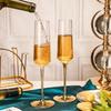 Creative Gold Electroplating Wine Glasses Cup Luxury Lead-free Crystal Goblet Champagne Glass Cocktail Glasses Wedding Drinkware