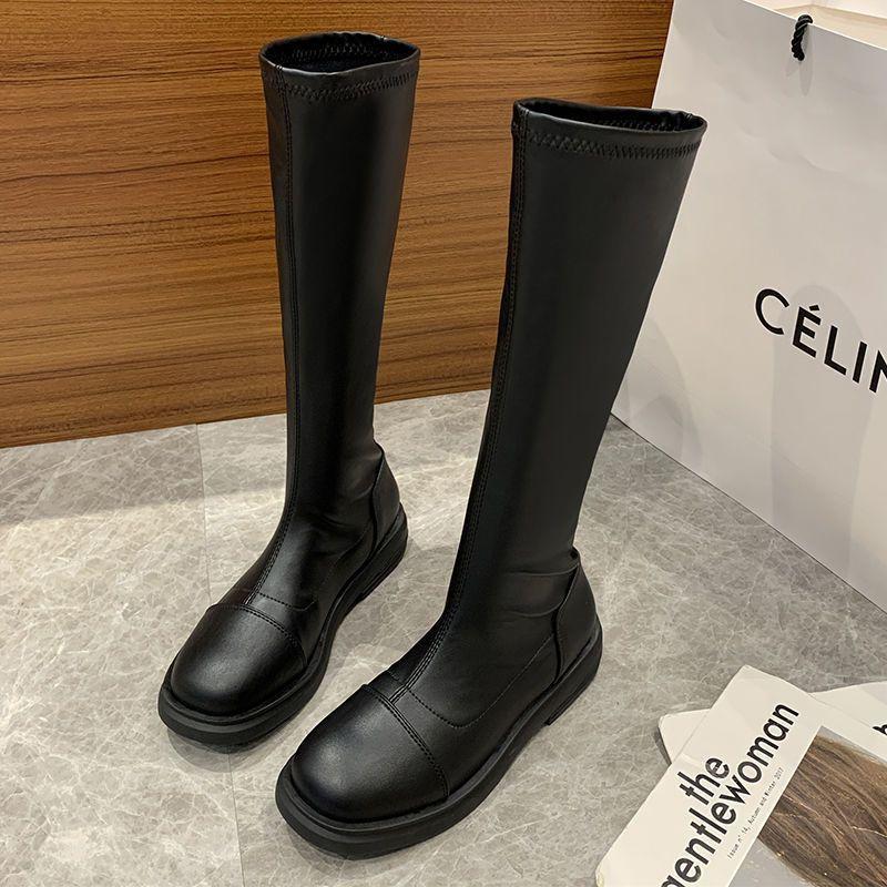 Boots Children's New Season Students But Knee Boots Boots Long Boots Flat High Boots Knight Boots Tide