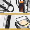 Transparent Backpack Waterproof Outdoor Sports Fitness Knapsack Casual Travel Visible Backpack Large Capacity Shoulders Bag