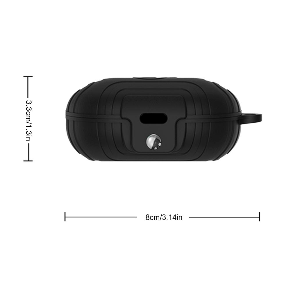 Silicone Wireless Earphone Case Shockproof Earphone Protective Sleeve Anti-scratch for Anker Soundcore Space A40 Charging Box