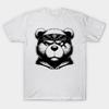 Asian Size Cotton Unisex Tshirt Print T-shirt Gangster Teddy Bear T-shirt No-Cut Print Regular Fit