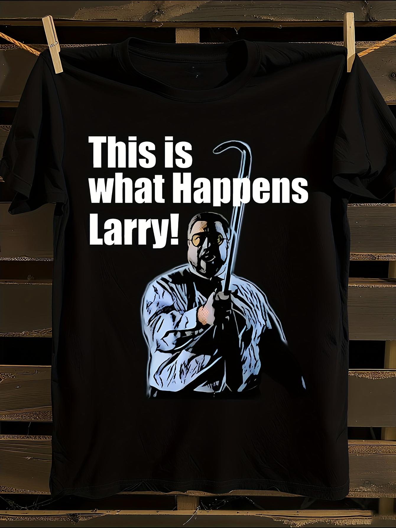 Big Lebowski This is What Happens Larry Graphic Tshirt XL