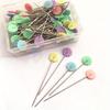 50Pcs Box Dressmaking Pins Head Pins Embroidery Patchwork Pins For Sewing DIY Sewing Dressmaker Jewelry Decoration