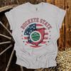 Ohio T-Shirt: Vintage Distressed USA Flag Graphic Tee