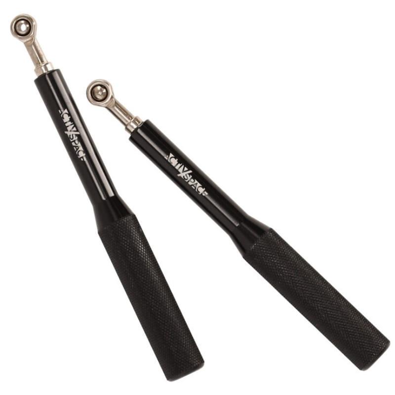 Pro Fitness Aluminum Skipping Rope With Bearings - Black S04