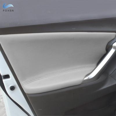Car Accessories Microfiber Leather Interior Door Armrest Panel Cover Sticker Trim 4pcs For Toyota Verso 2009 - 2013 2014