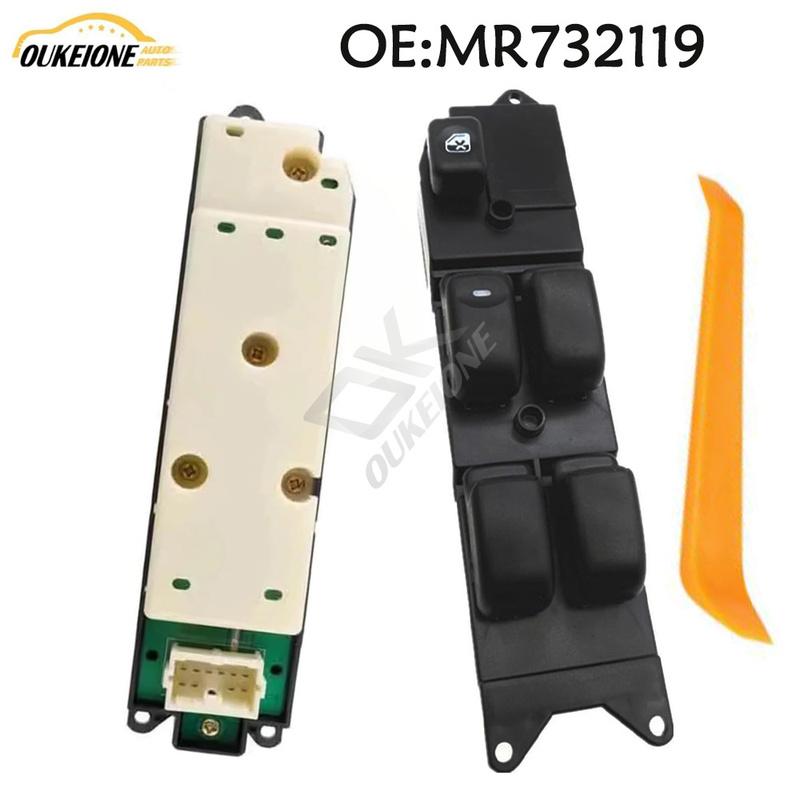 MR732119 for Mitsubishi Triton L200 K62T K74T Front Left Driver Side Master Power Window Control Switch Lifter Button 10Pins
