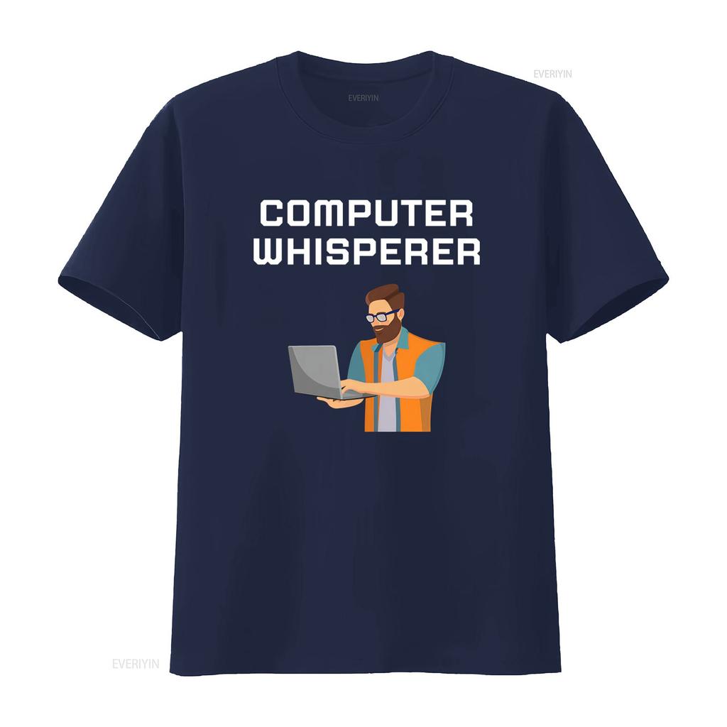 Computer Whisperer T Shirt for Geek Nerd Science Engineering Savvy Tech PC Gamer with Express Delivery vintage Washed Stylish