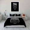 Black Gothic Bat Bedding Set Bedding Duvet Cover Set Duvet Cover Pillowcases  (1 * Duvet Cover 2 * Pillowcases, Without Duvet Insert)