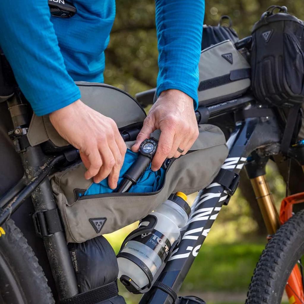 Topeak Midloader 3L Frame Green Bag,