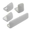 Jewelry Gift Box Cushioning Soft Lining Exquisite Lightweight Portable Small Jewelry Case Light Gray