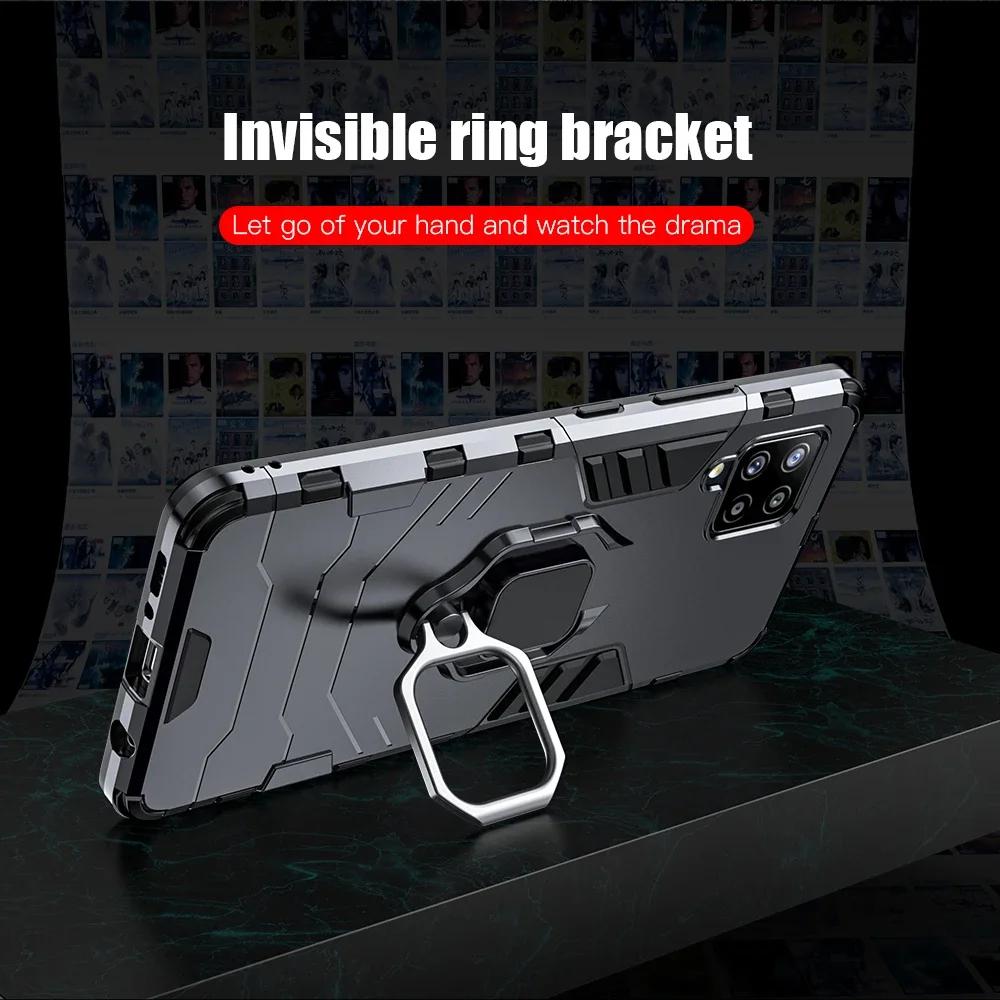 Shockproof Hard Armor Cover Case for Samsung Galaxy A14 5G A54 A34 A73 A53 A33 A23 A13 A52 A52S Magnetic Ring Stand Back Cover