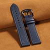 Handgefertigtes Retro Ölwachs Echtes Leder Kalbsleder Armband 20mm 22mm Schnellverschluss Damen Uhrenarmband Rindsleder Armband Zubehör