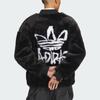 Adidas Originals Fur FW24 Jacket Long Sleeve Zip Sports Jacket Unisex Jacket Black JD3776