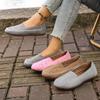 Fashion Autumn New Soft Sole Shoes Women's Fashion Round Toe Shallow Mouth Slip-on Non-Slip Wear-Resistant Flats