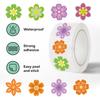 500 Pieces/roll Roll Sticker Tape Danish Flower Sticker Handbook Material Decorative Envelope Seal Sticker