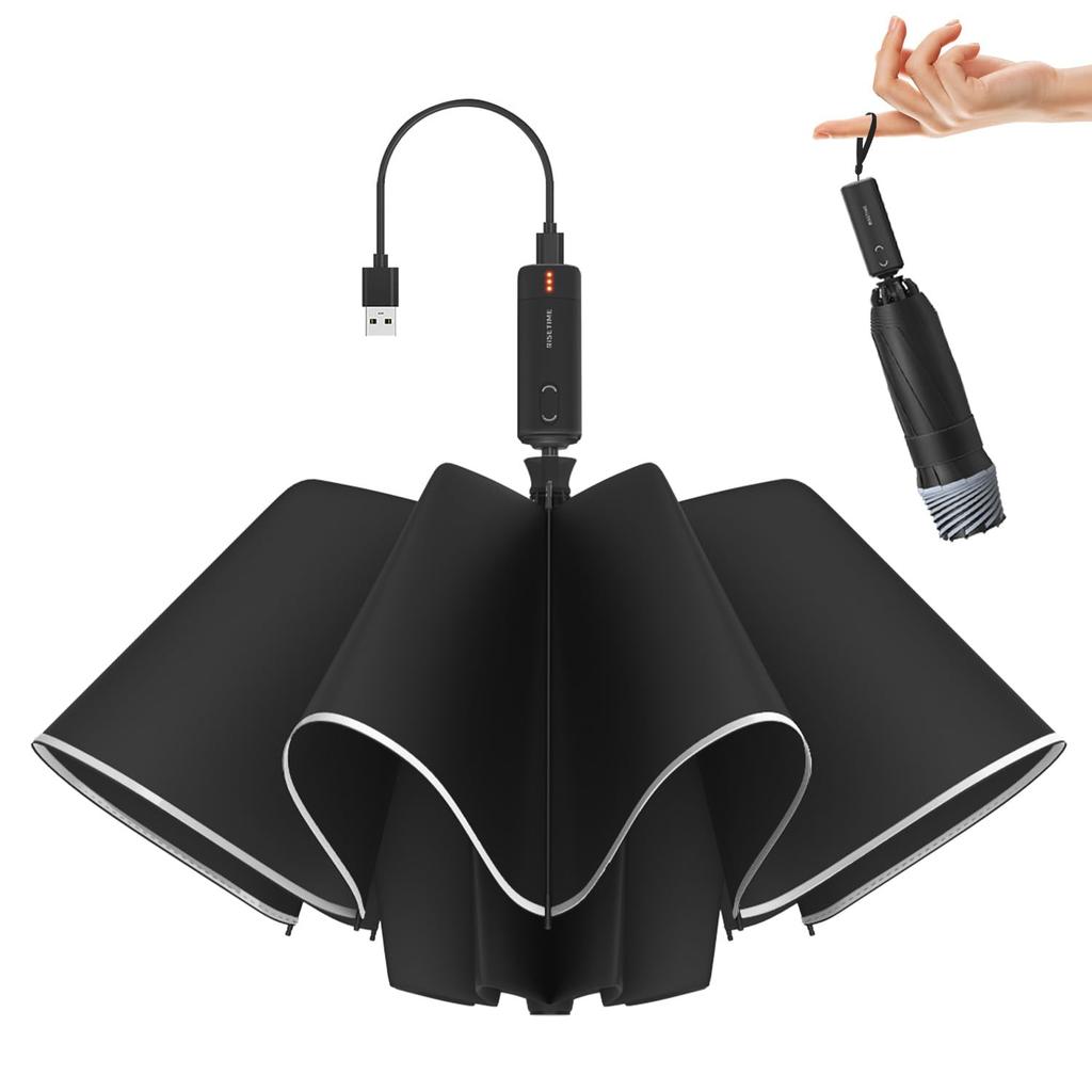 and BP SUNNY Electric Fully Folding Umbrella with Automatic UV Super Water Suitable for Sun and 8 Large 59cm Electric for Men and Women "Innovative