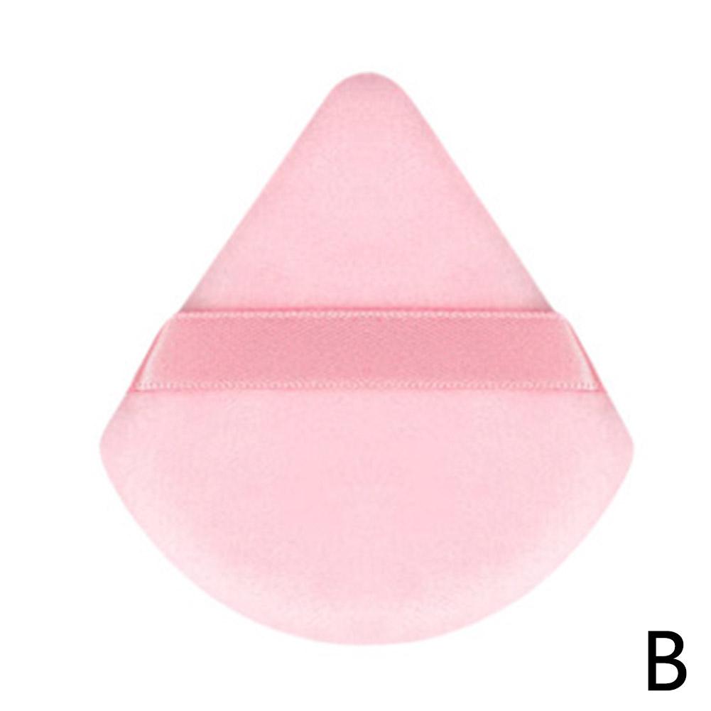 Double-sided Available Elastic Feel Powder Puff for Various Cosmetics Powder Puff Triangular Three-dimensional Plush Powder
