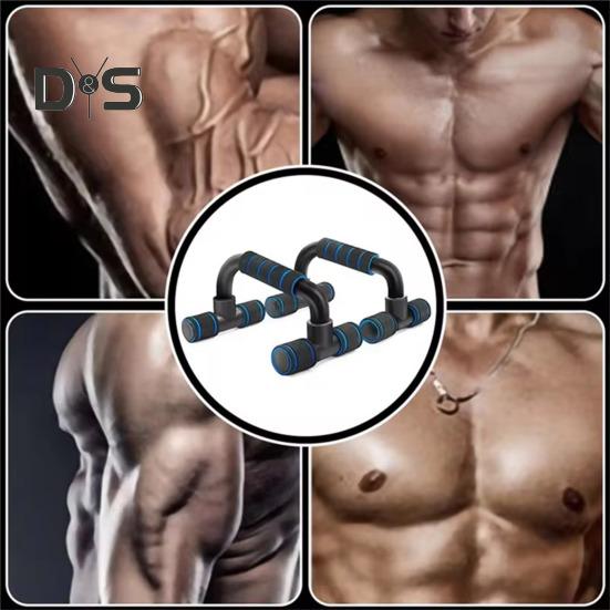 2Pcs/Set Push-up Stand Non-Slip Rubber Feet Portable Balanced Strength Push-up Stand Indoor Fitness Equipment