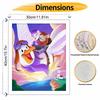 Disney Rescuers Art Painting Kit Home Wall Decor Handmade Gift for The Rescuers Fans DIY Canvas Paint by Numbers Modern Wall Art Decor