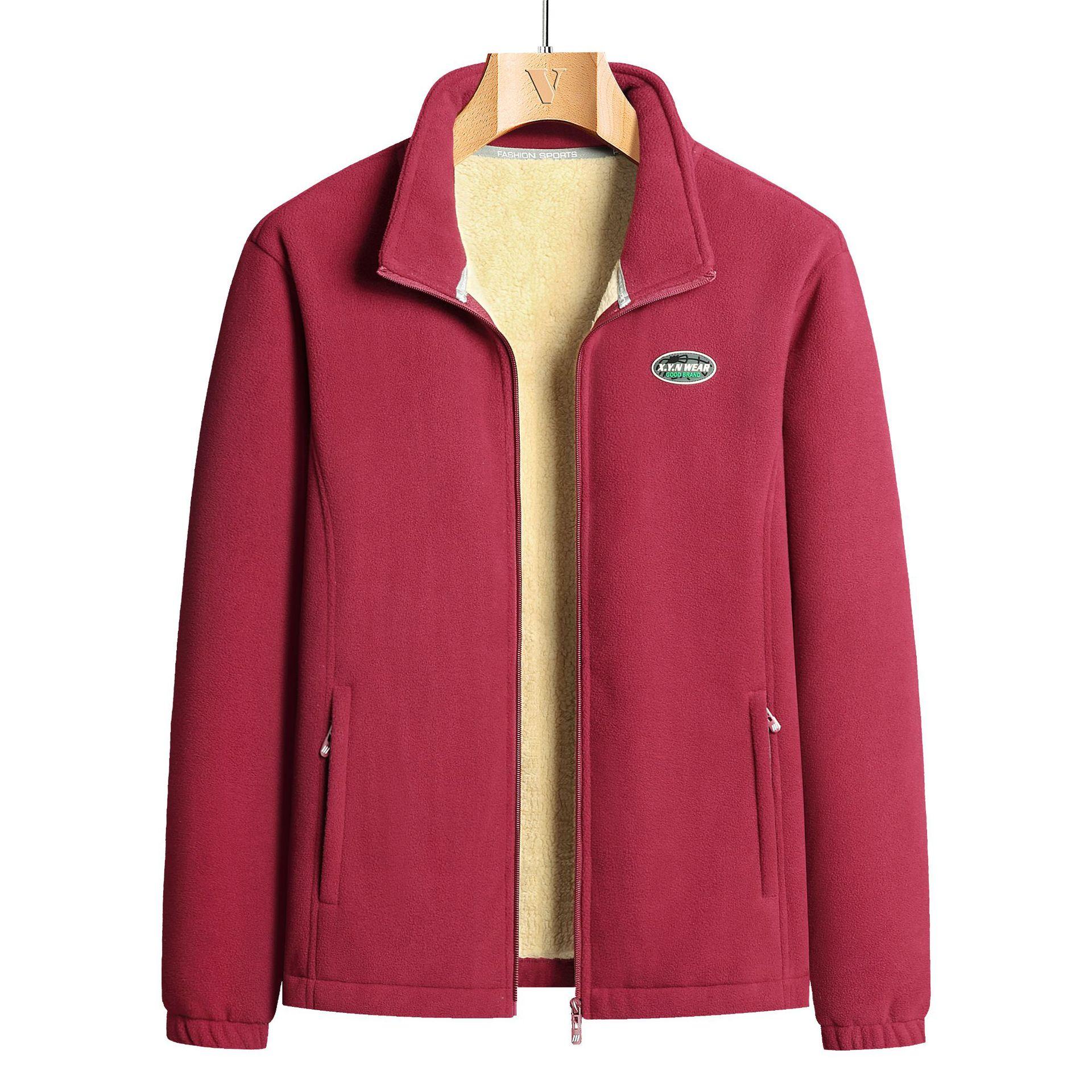 Осенне-зимний мужской кардиган из флиса — фото 2