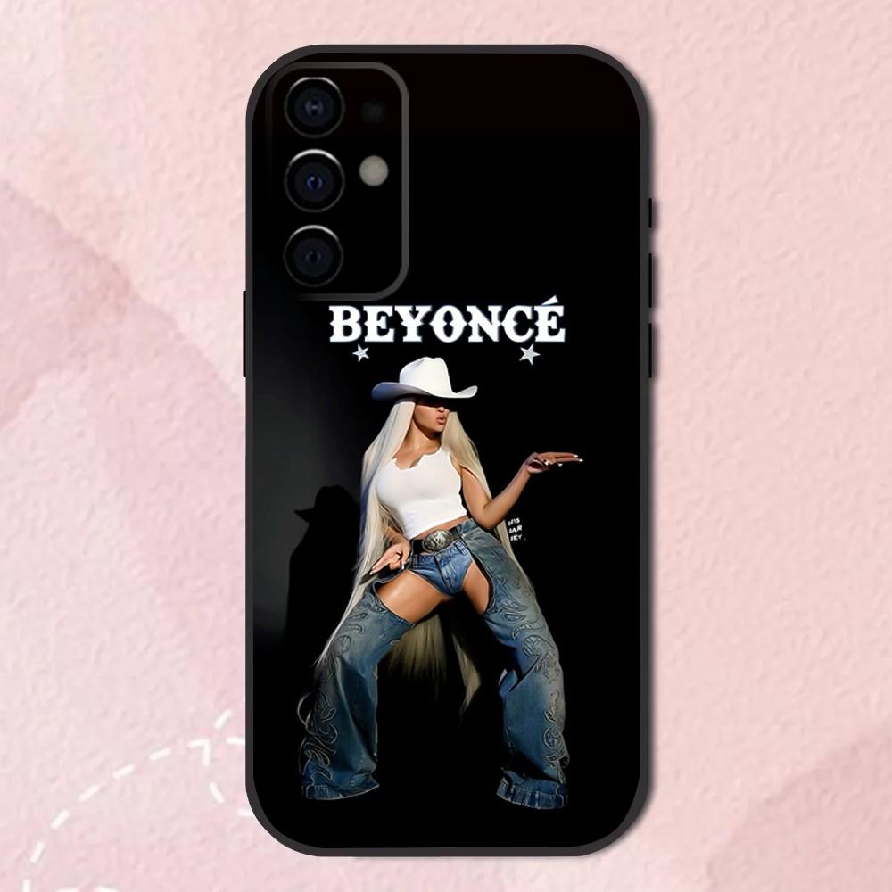 

B-Beyonce COWBOY CARTER Phone Case For Samsung S24,S21,S22,S23,S30,Ultra,S20,Plus,Fe,Lite,Note,10,9,5G Black Soft Cover Samsung S24
