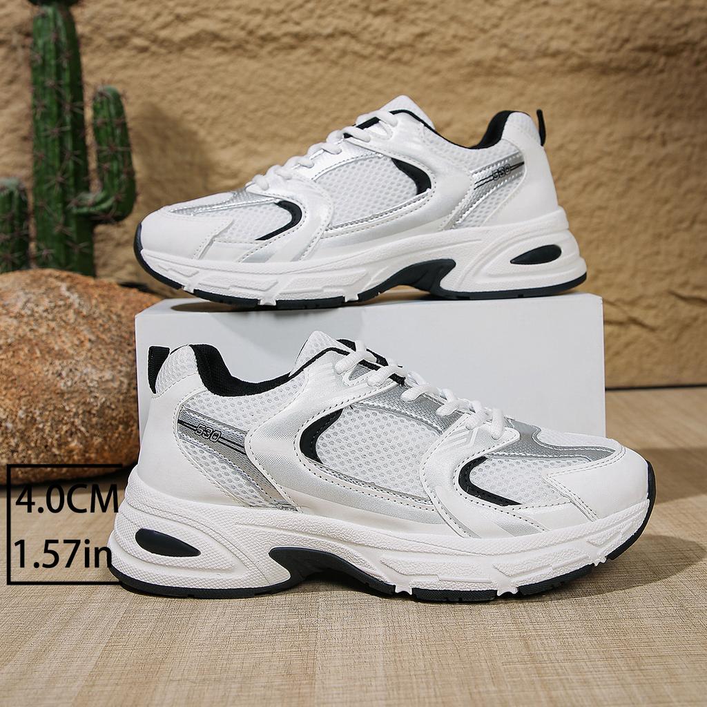 New Running Shoes Men's Breathable Sneakers Summer Light Mesh Air Cushion Women's Sneakers Outdoor Lace-up Training Shoes