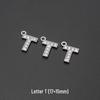 Alloy DIY English Letter & Number Necklace Pendant - Creative Jewelry & Handmade Accessories.