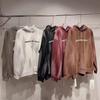 Unisex Oversized Hooded Sweatshirt Cotton Loose Fit Streetwear Winter Casual Pullover Men Women