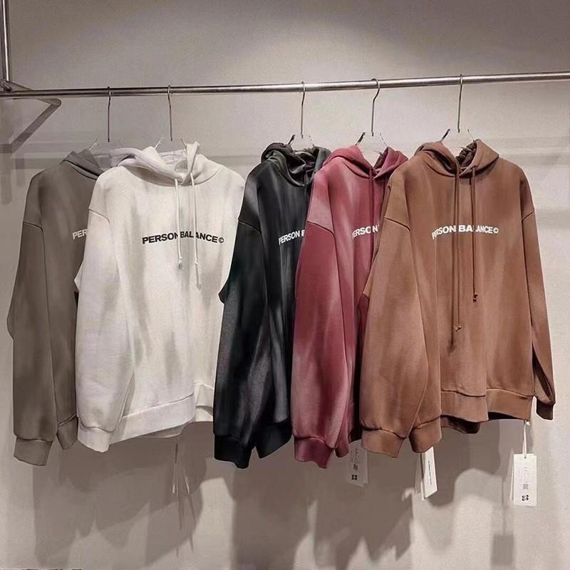 Unisex Oversized Hooded Sweatshirt Cotton Loose Fit Streetwear Winter Casual Pullover Men Women