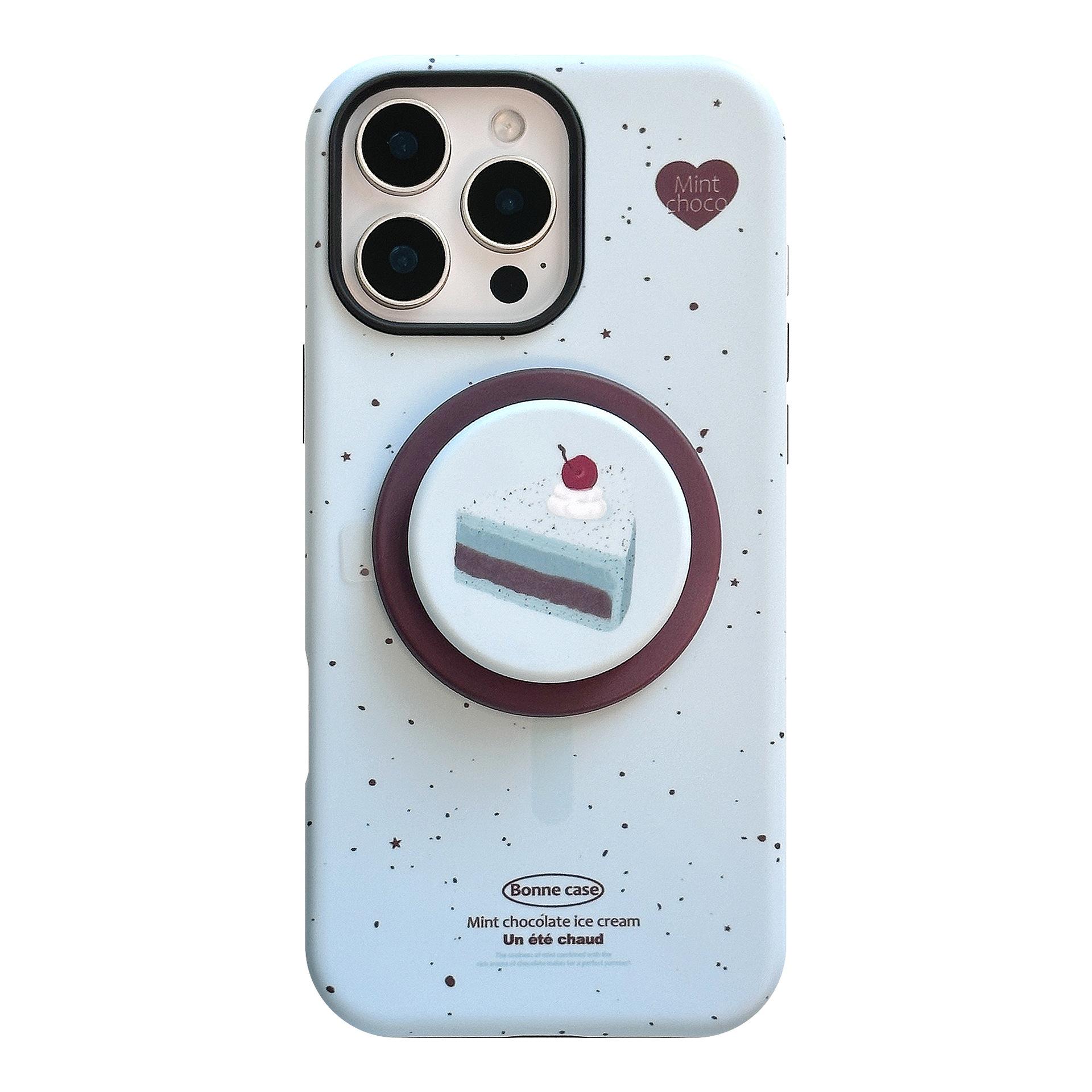 

Креативный чехол для телефона в виде подставки для торта, подходит для телефонов Apple iphone 16 Pro Max