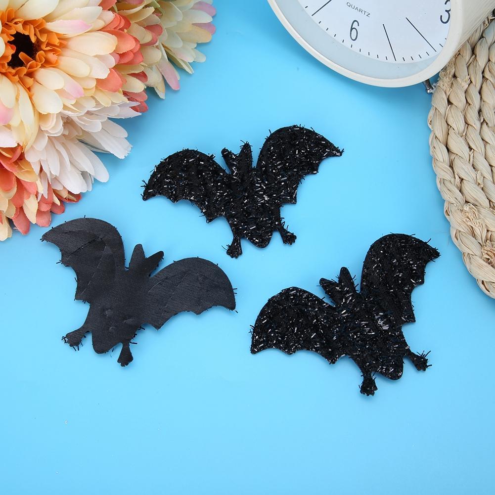 30 Stück 10cm Vlies Fledermaus Dekoration Halloween Ornament Accessoire Schwarze Fledermaus