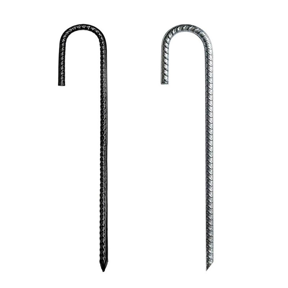 30cm Length Galvanized Steel Ground Anchors Tent Stakes