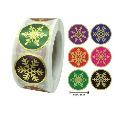 Pack Sticker Christmas Holiday Gift Decorating Gift 1 Roll 500 Posts Christmas