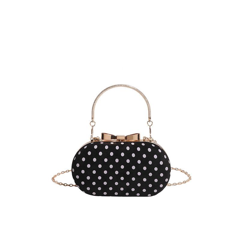 Handliche Polka Dot Tasche, Modische Unterarmtasche, Exquisite Single-Shoulder Crossbody Bag für Damen, Kleine quadratische Tasche