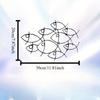 1pc Vintage Nautical Metal Wall Art Ocean Fish Aquarium Decor Weatherproof Iron Christmas Gift