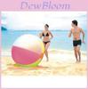 Großer bunter Regenbogen aufblasbarer Strandball 80cm PVC Outdoor-Spielzeug Spielball