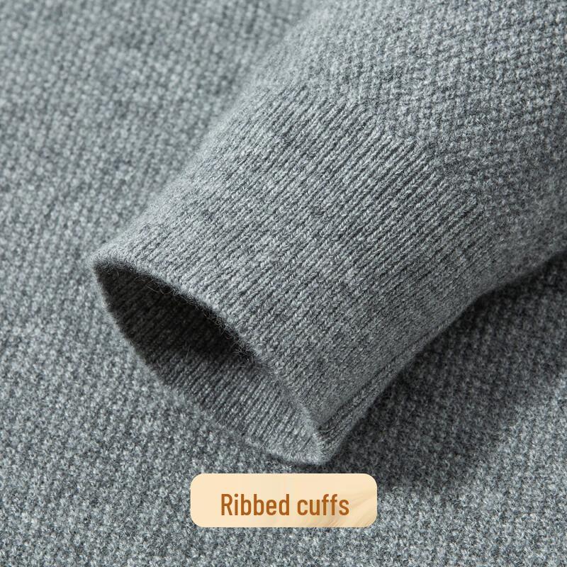Men's 100% Cashmere Polo Collar Sweater