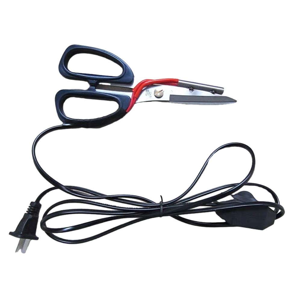 Foarfece electrice din oțel inoxidabil, foarfece de croitorie, foarfece de tăiere cu încălzire