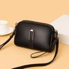 First Layer Cowhide Women's Bag New Fashionable and Versatile Popular Middle-aged Women's Mother Single Shoulder Crossbody Bag Small Bag