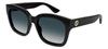 Sunglasses for Asian GG1338SK Gradient Women, Fit, 003, Black/Gray