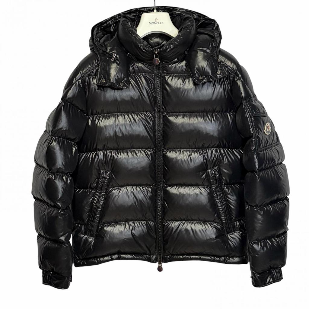 MONCLER MAYA Down Jacket Black Men's Size L(2) Model H20911A53600 68950