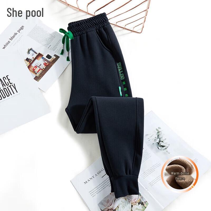 Tachii Women's Fleece-Lined Elastic Waist Jogger Sweatpants