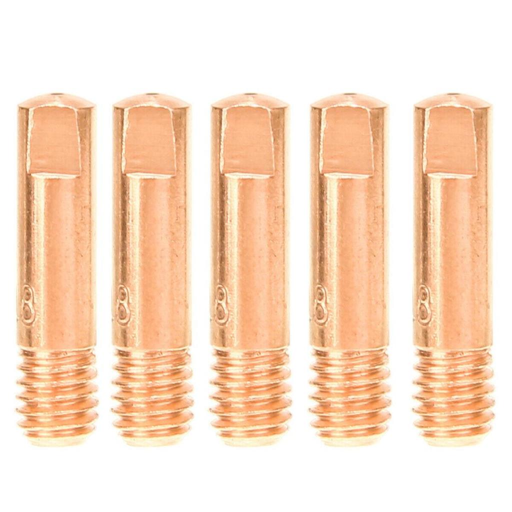 11Pcs Welding Torch 0.8mm 0.030 Nozzle Contact Tip MIG Welder 15AK MIG/MAG Set