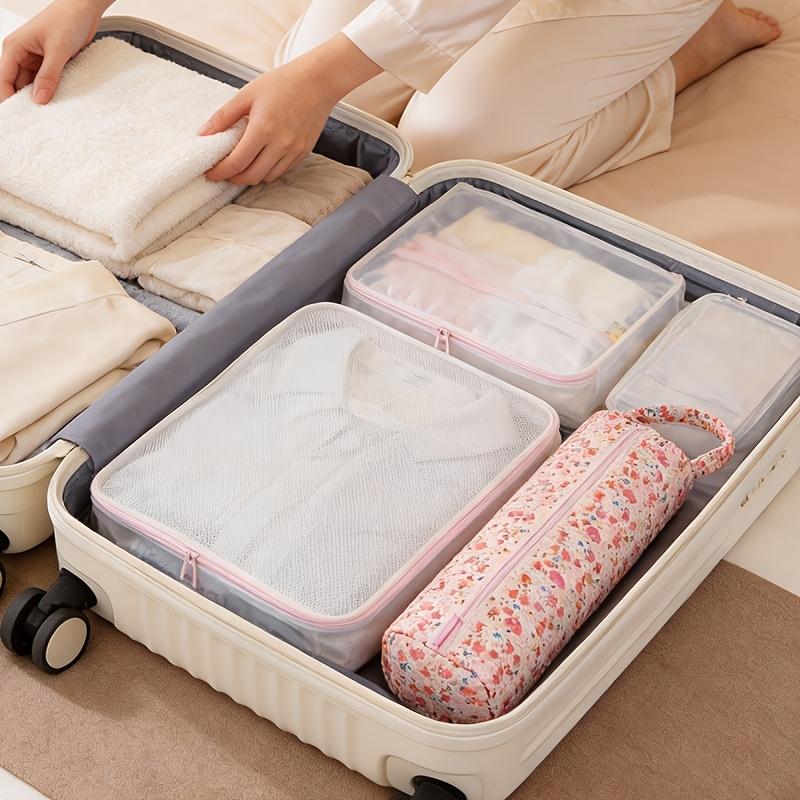 Cute Cartoon Hair Dryer Storage Bag, Multi-Functional Dustproof Travel Toiletry Bag for Curling Irons