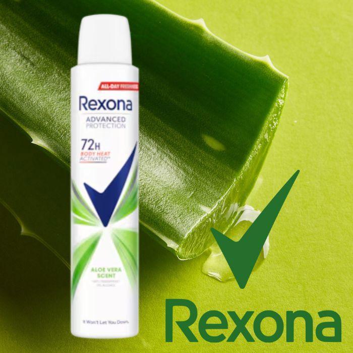 Déodorant - REXONA - Femme - Aloe Vera - 200ml - Sans alcool