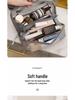 Large Capacity Transparent Mesh Makeup and Toiletry Bag for Travel