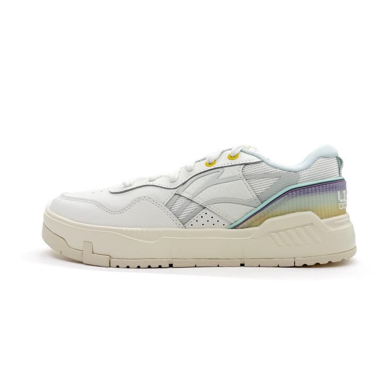 

Li Ning Common 80s Классическая Мода Ретро Универсальные Трендовые Удобные Нескользящие Износостойкие Увеличивающие Рост Низкие Кеды для Скейтбординга AGCV208-6 35